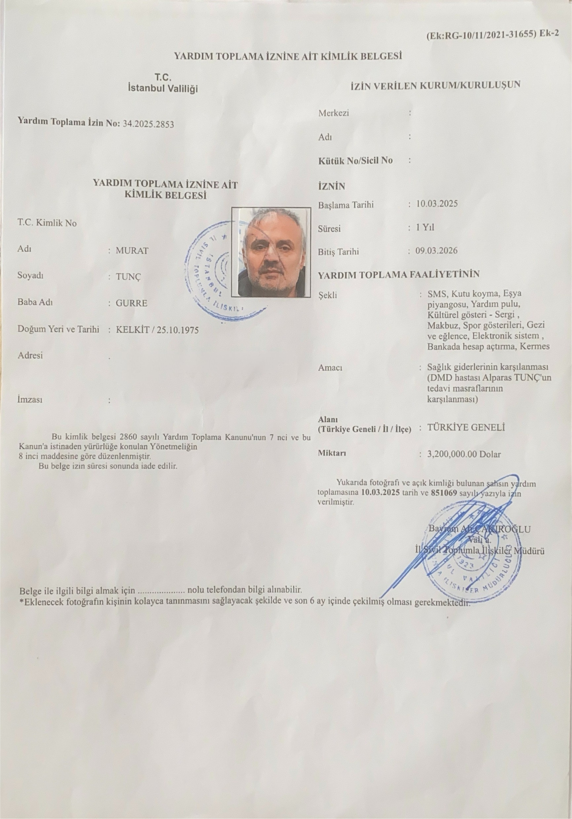 İzin Belgesi 2